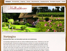 Tablet Screenshot of hallinkhoeve.nl